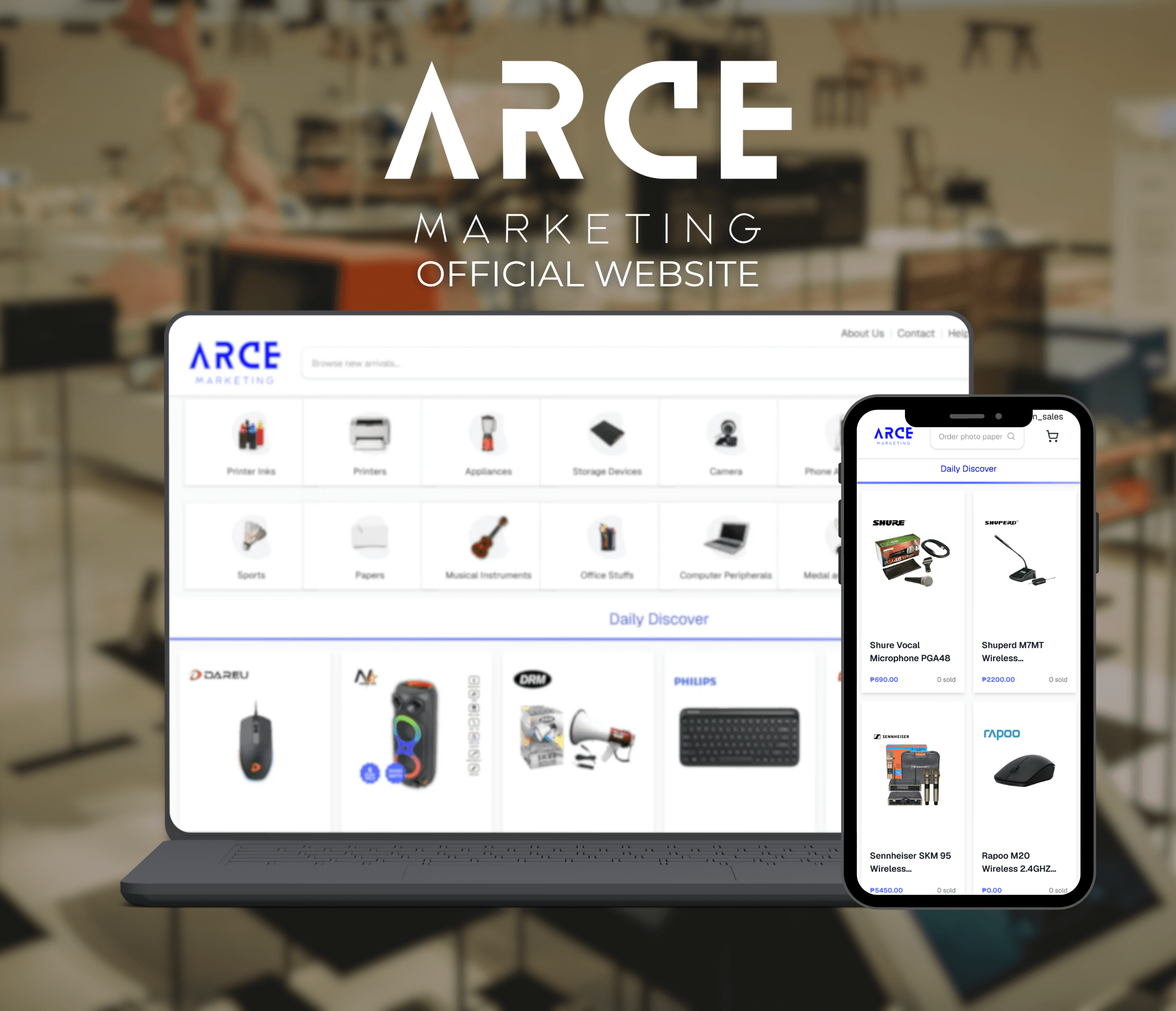 ARCE Marketing Online Store